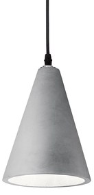 Závesné svietidlo Ideal lux 110424 OIL-2 SP1 CEMENTO 1xE27 15W