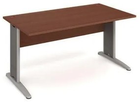 Kancelársky stôl Cross, 160 x 80 x 75,5 cm, rovné vyhotovenie, dezén orech