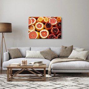 Obraz pomarančov a granátových jabĺk (90x60 cm)