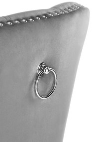 ELEGANTNÁ STOLIČKA NEA SIVÁ ZAMAT