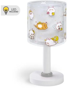 Dalber 41761E - LED detská lampička KAWAII FRIENDS 1xG4/4W/230V sivá
