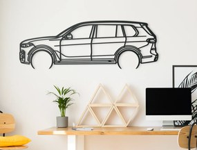 drevko Drevený obraz BMW X7 Rozmer obrazu: 29,5 x 86 cm, Farba dekorácie: Čierna