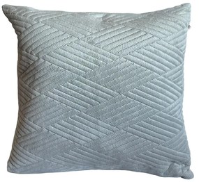 Obliečka na vankúš Rosa RQ-183 40x40 cm svetlosivá