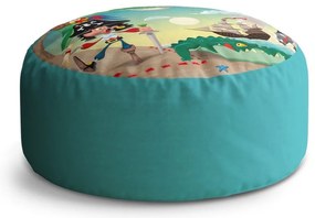 Taburet Circle pirát, farebná