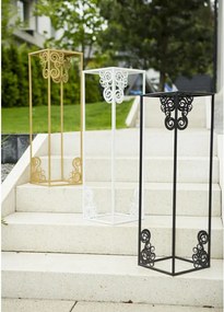 STOJAN NA KVETINÁČ FRAME 60X24X24 CM ČIERNA