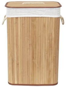 Compactor Kôš na špinavú bielizeň Bamboo hranatý, prírodná