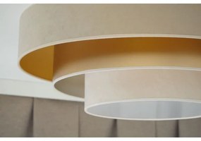 Duolla - LED Stropné svietidlo LUNETA LED/26W/230V pr. 60 cm 4000K béžová/zlatá