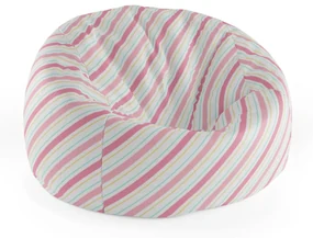 Sablio Sedací vak Cocoon Čtyřbarevné pruhy - 115 x 75 cm x 45 cm