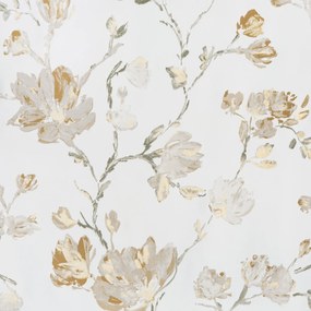 ZÁVES NA KRÚŽKOCH NELIA 140X250 CM KVETY