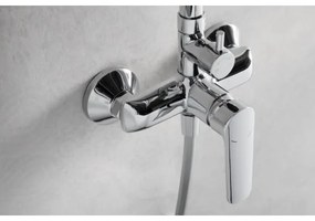 KFA Armatura 5026-910-00 - Sprchová sada s batériou TANZANIT lesklý chróm