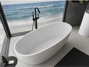 Mexen Torino, voľne stojaca vaňa z konglomerátu 175 x 78 cm, biela matná, 57271557800