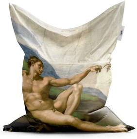 Sablio Sedací vak Stvorenie Adama - Michelangelo Buonarroti - 200x140 cm