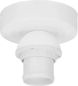 Stropné svietidlo WENTA 1xE27/60W/230V priemer 50 cm biela/hnedá