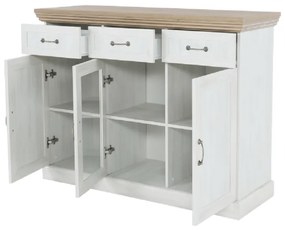 Tempo Kondela Trojdveroá komoda, sosna nordická/dub divoký, ROYAL K1S