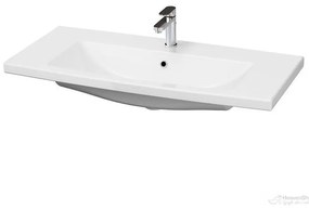 Cersanit Tirso, závesná umývadlová skrinka 994x447x572 mm + keramické umývadlo, čierna matná, S801-588