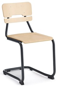 Školská stolička LEGERE I, V 450 mm, antracit, breza