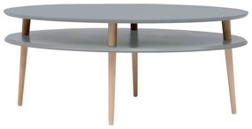 Tmavosivý konferenčný stolík Ragaba OVO