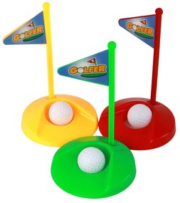 LEAN TOYS Minigolfový set pre deti - 12 kusov