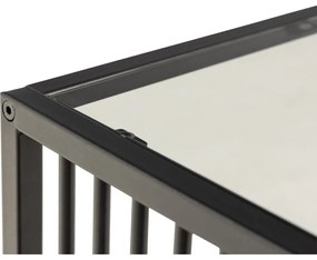 Odkladací stolík so sklenenou doskou 40x40 cm Strington – Actona