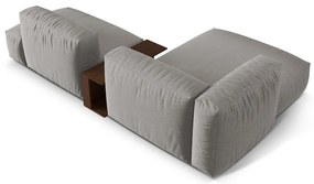 Svetlosivá modulárna rohová pohovka (ľavý roh) Martina – Micadoni Home