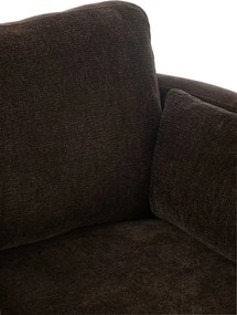 Tmave hnedé kreslo Swivel - 100*109*89cm