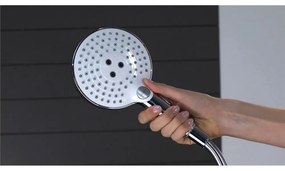HANSGROHE Raindance Select S ručná sprcha 3jet, priemer 125 mm, biela/chróm, 26530400