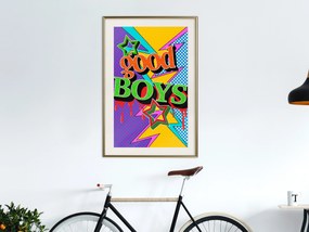 Artgeist Plagát - Good Boys [Poster] Veľkosť: 40x60, Verzia: Čierny rám