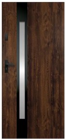 Dvere vchodové Temida S68 90L ořech