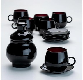Čajová sada čierna