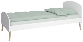 Biela detská posteľ 90x200 cm Gaia - Tvilum