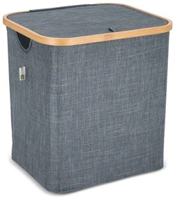 Kôš na bielizeň NOLVIO 50 L, modrosivý