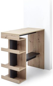 Barový stolík Strega (dub artisan + čierna). Vlastná spoľahlivá doprava až k Vám domov. 1123407