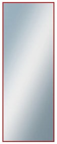 DANTIK - Zrkadlo v rámu, rozmer s rámom 60x160 cm z lišty Hliník červená (7269210)