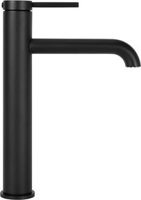 Rea Spot, vysoká umývadlová batéria h-280, čierna matná, REA-B2013
