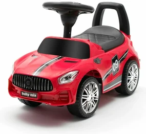 Detské odrážadlo so zvukom Baby Mix RACER červené