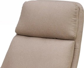 Hojdacie  kreslo Lindberg, béžová látka