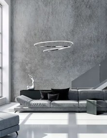 LED luster Viareggio 56 Chrome