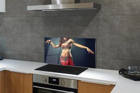 Nástenný panel  žena tancuje 100x50 cm