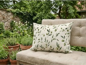 Bavlnená obliečka na vankúš OLIVE POLY 50x70 cm, zelená