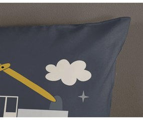 Sivé bavlnené detské obliečky na jednolôžko 140x200 cm Rush – Good Morning