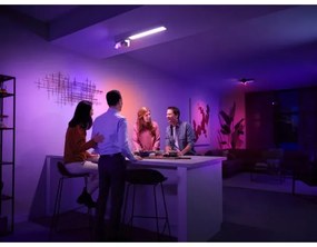 Philips-LED RGBW Stmievateľné bodové svietidlo Hue CENTRIS 3xGU10/4,2W + LED/11W