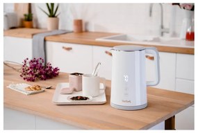 Biela rýchlovarná kanvica 1,5 l Sense KO693110 – Tefal
