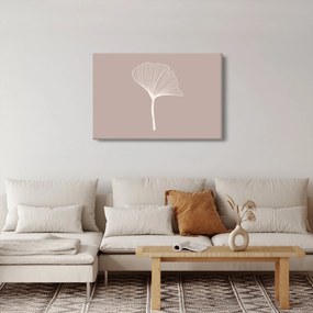 Obraz - Béžové listy N⁰5 (90x60 cm)
