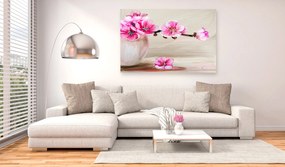 Artgeist Obraz - Still Life: Sakura Flowers Veľkosť: 120x80, Verzia: Na talianskom plátne
