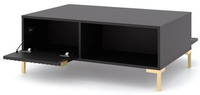 Konferenčný stolík Flinn 100 cm čierny