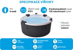 Mspa | Vírivý bazén MSPA Denver F-DE066W | 11400308