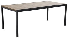 Záhradný stôl Keter Porto 200 aswhood black steel