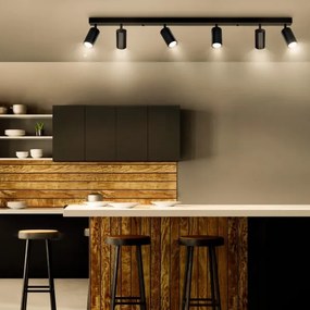 Brilagi - LED Stmievateľné bodové svietidlo SELE 6xGU10/6,5W/230V čierna