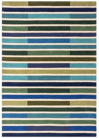 Flair Rugs koberce Ručne všívaný kusový koberec Illusion Piano Green/Multi - 160x230 cm