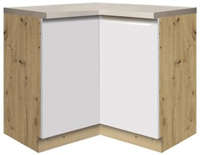 Skrinka do kuchyne Glamour 16d Uni White Polička